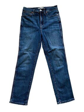 Madewell Stovepipe Jeans in Antoine Wash Medium Blue Womens 27